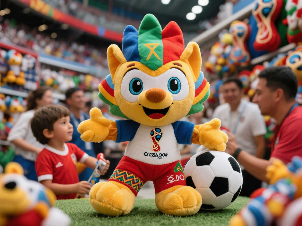 世界杯吉祥物周边产品大卖，全球销量破百万